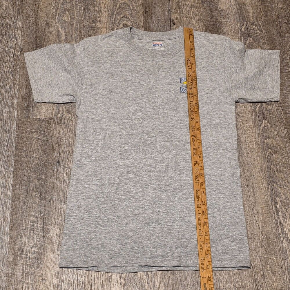 The Salty Dog Cafe Women's Gray Short Sleeve Graphic T-Shirt Size S/P/CH Hanes - Picture 6 of 7